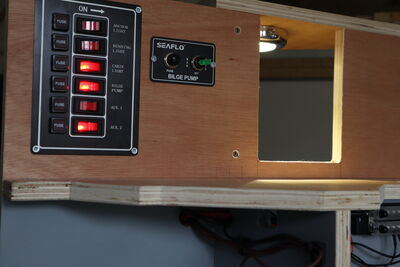 boat electrical wiring, lighting