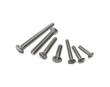 Raised Slot Countersunk Set Screws, Stainless Steel (316) A4-Marine Grade