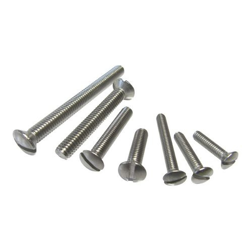 Raised Slot Countersunk Set Screws, Stainless Steel (316) A4-Marine Grade image #