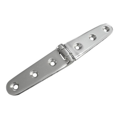 Stainless Steel A4 (316) Strap Hinge, Marine & Sailing, Door, Locker, Cabinet 160x27mm image #