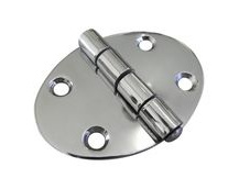 Stainless Steel A2 Oval Hinge, 67x48mm, Marine & Sailing, Door, Locker, Cabinet