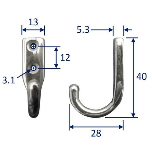 Coat Hook (Marine-Grade) image #