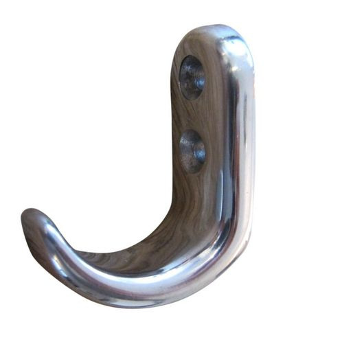 Coat Hook (Polished Marine-Grade Stainless Steel) With Rounded Shape image #