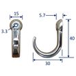 Coat Hook (Marine-Grade, Single Fixing) image #2