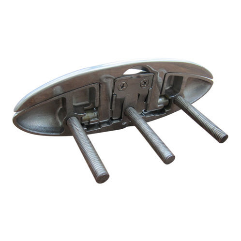 Folding Boat Deck Cleat, Stainless Steel image #