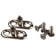 Boat Canopy Pull-Up Fixing Stud, Nickel-Plated Brass (2 pack) image #1