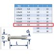 Self-tapping screws Posi-Pan 316 (A4) Stainless image #6