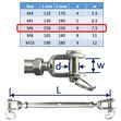 Stainless Steel Turnbuckle / Rigging Screw image #3