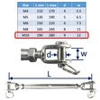 Stainless Steel Turnbuckle / Rigging Screw image #5