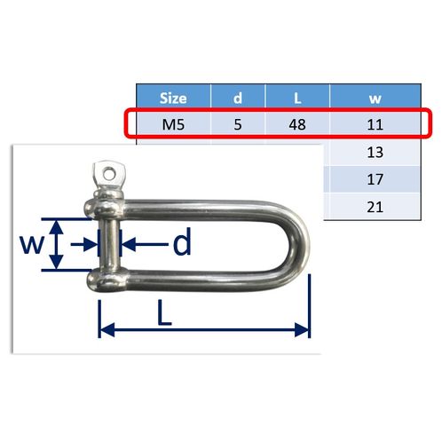 D-Shackles (Long) image #1