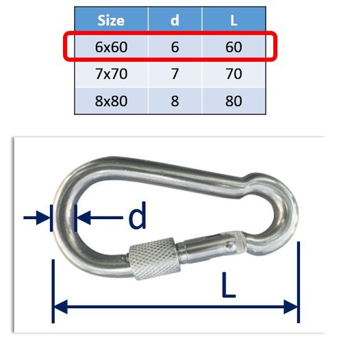 Spring Hooks (Safety Screw) image #3