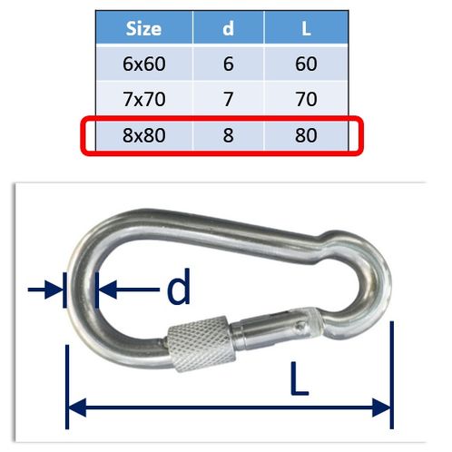 Spring Hooks (Safety Screw) image #1