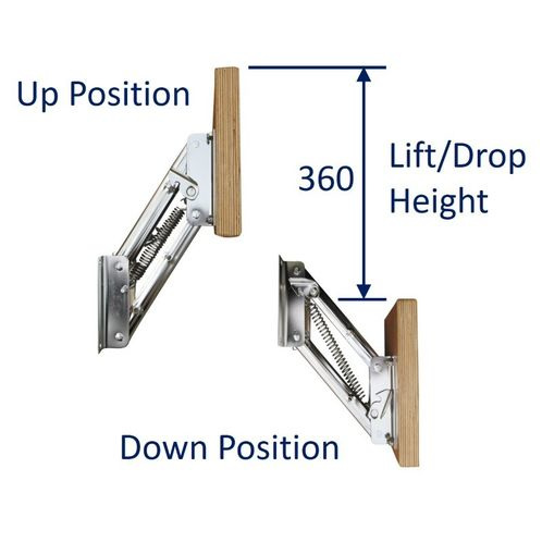 Outboard Motor Mounting Bracket With Wooden Plate image #