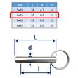 Quick Release Cotter Pin, Stainless Steel Release Pin image #2