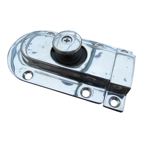 Polished Door Latch, Magnetic Spring Slide Operation image #