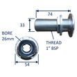 Boat Hull Skin Fitting, Pipe Inlet / Outlet 316 Stainless Steel image #4