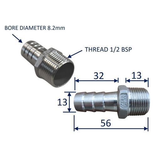 Stainless Steel Pipe Fitting With External Thread (BSP) image #2