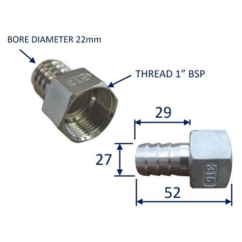 Stainless Steel Pipe Fitting With Internal Thread (BSP) image #4