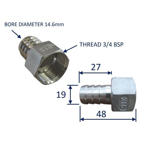 Stainless Steel Pipe Fitting With Internal Thread (BSP) image #3