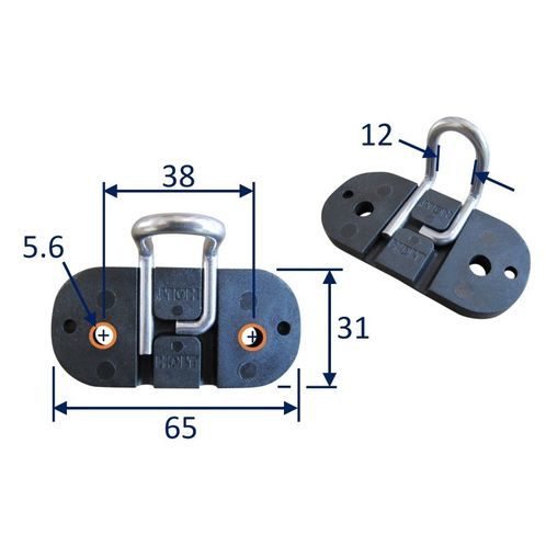 Base for 38mm Cam Cleats image #