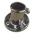 Flag pole holder, stainless steel deck bracket for flag-pole mounting image #1