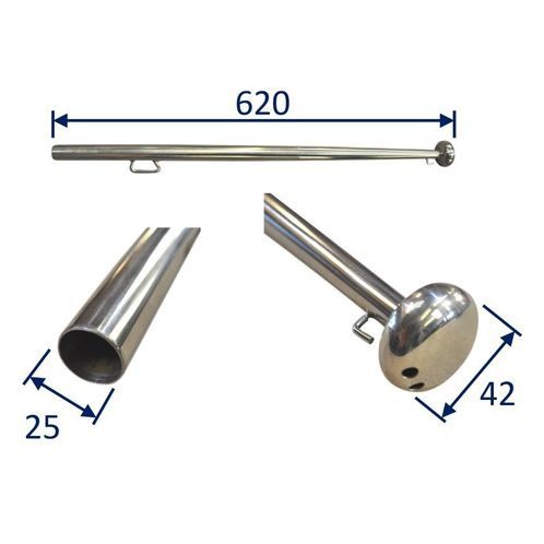 Stainless Steel Flag Pole, Boat Flag-Pole, 316 Stainless image #