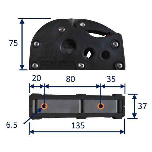 Rope / Line Stopper Clutch, Easy Operation, Single Line Holt XR1 image #