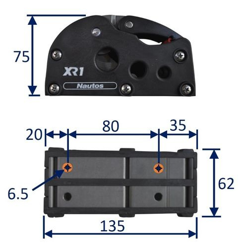 Rope / Line Stopper Clutch, Easy Operation, Double Line Holt XR1 image #