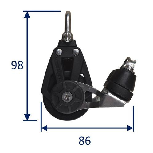 Sailing Pulley Block, Holt Plain Block 45 With Cam Cleat image #