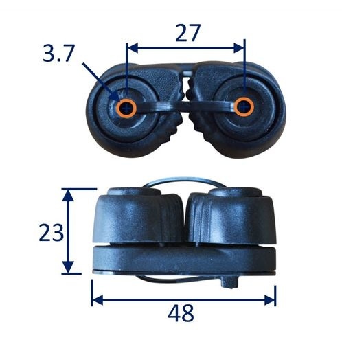 Holt Cam Cleat Composite, Rope Diameter 2mm to 6mm image #