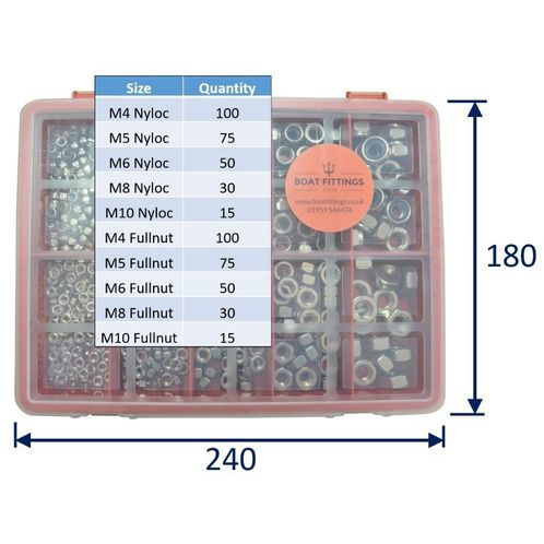 Kit Box Of 316 Stainless Steel Nuts image #