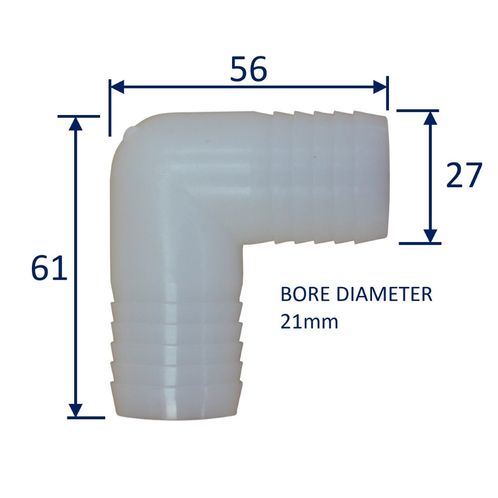 Hose Elbow Right-Angle Fitting Connector Joiner image #4