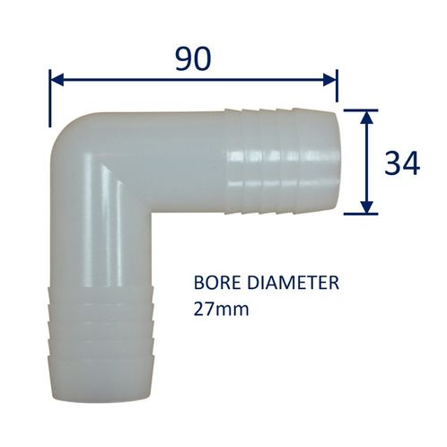 Hose Elbow Right-Angle Fitting Connector Joiner image #5