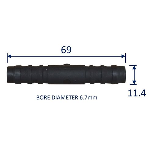 Plastic Straight Connector / Hose Joiner image #1