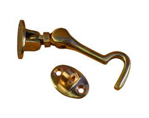 Brass cabin hook / door holder