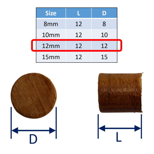 Teak Dowel Plugs For Covering and Making-Good Screwed Joints image #3