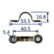 316 Stainless Steel Deck Eye, With Smooth Finish (Free From Burrs) image #3