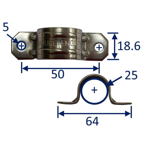 stanchion bracket 1&quot;