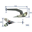 Boat Anchor, Delta-Type Anchor, Polished 316 Stainless Steel image #2
