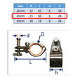 Hood Frame / Bimini Mounting Bracket Incorporating Quick-Release Pin image #2