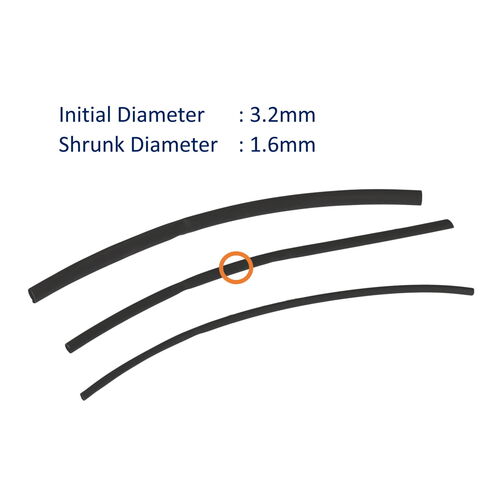 Electrical Heat Shrink Tubing, 3 Sizes Available, Sold In 150mm Lengths image #2