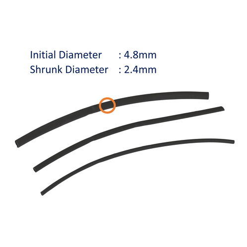 Electrical Heat Shrink Tubing, 3 Sizes Available, Sold In 150mm Lengths image #3