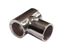 stainless steel clamp over 90-degree joint