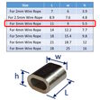 Wire Rope Ferrule, 316 Stainless, Marine Grade Ferrule  image #7