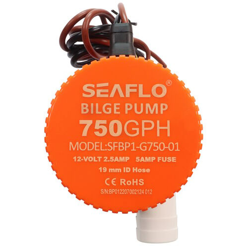 Submersible 12 volt 750 gallons per hour