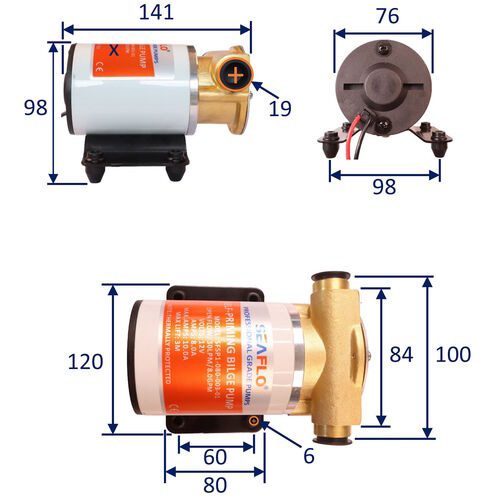 Thermal bilge pump Self prime