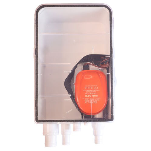 All-in-one 600 GPH 12 volts pump