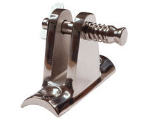 Concave shaped base tube hinge