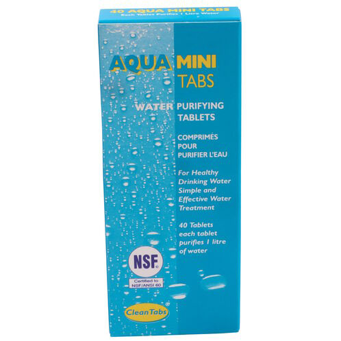 Clean Tabs Aqua Tabs for stored water