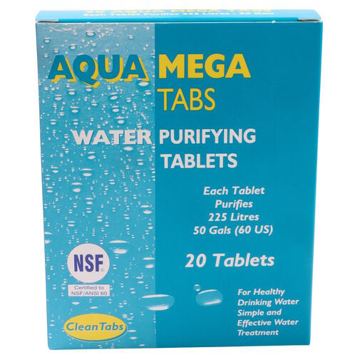 foil wrapped tabs boat water